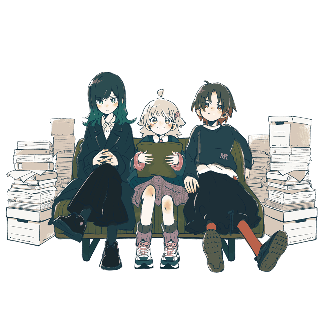 アカリと、スガワラと、ミウラ。